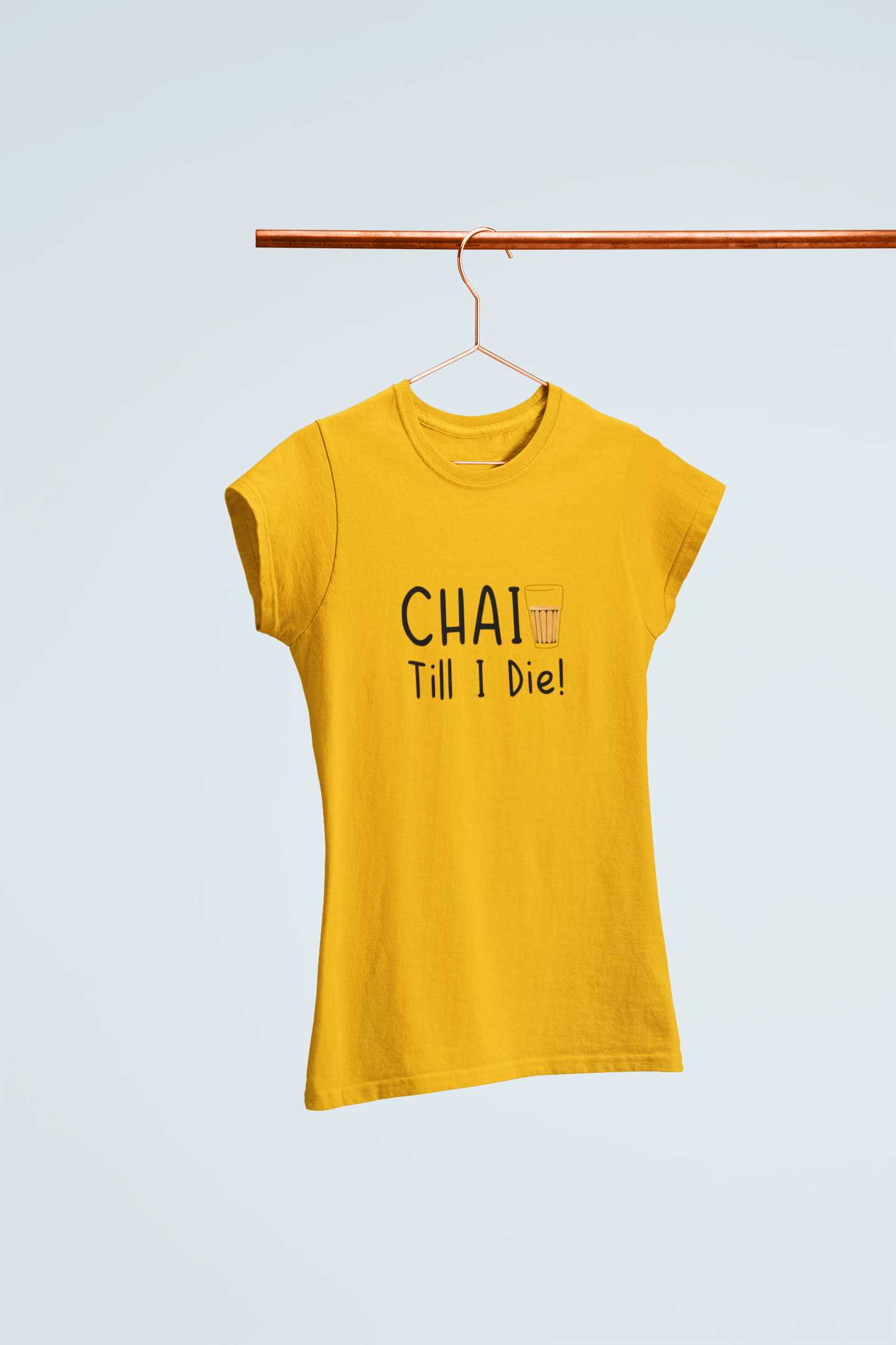 minimal-mockup-of-a-women-s-t-shirt-hanging-from-a-copper-pipe-27377