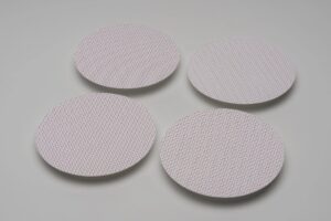 Close up on circle flyer design mockup (1)