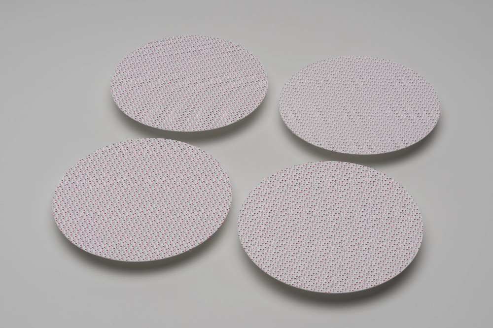 Close up on circle flyer design mockup (1)