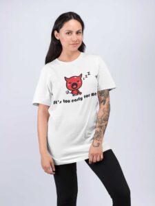 tshirt-mockup-of-a-girl-with-a-sleeve-tattoo-at-a-studio-25265