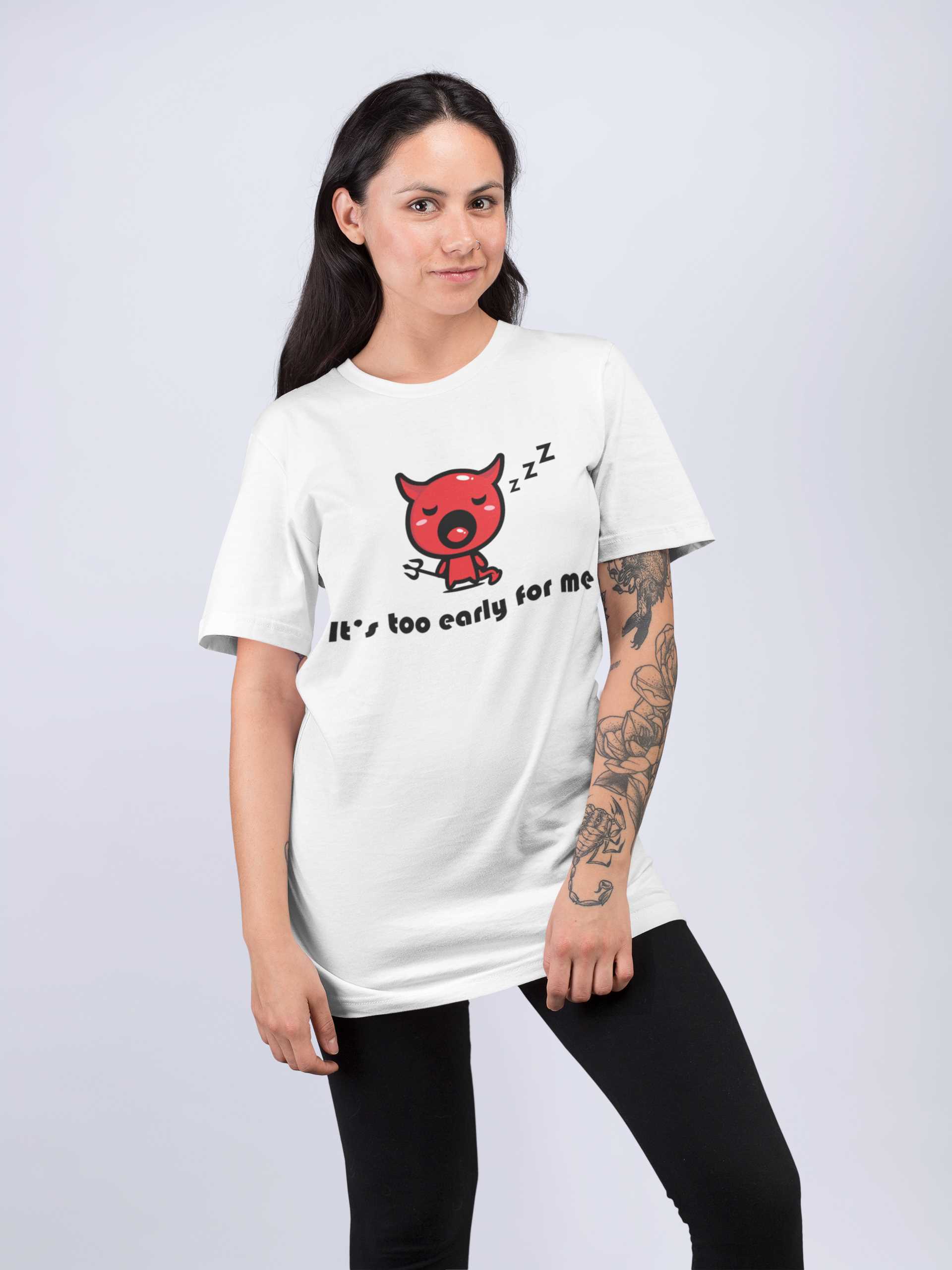 tshirt-mockup-of-a-girl-with-a-sleeve-tattoo-at-a-studio-25265